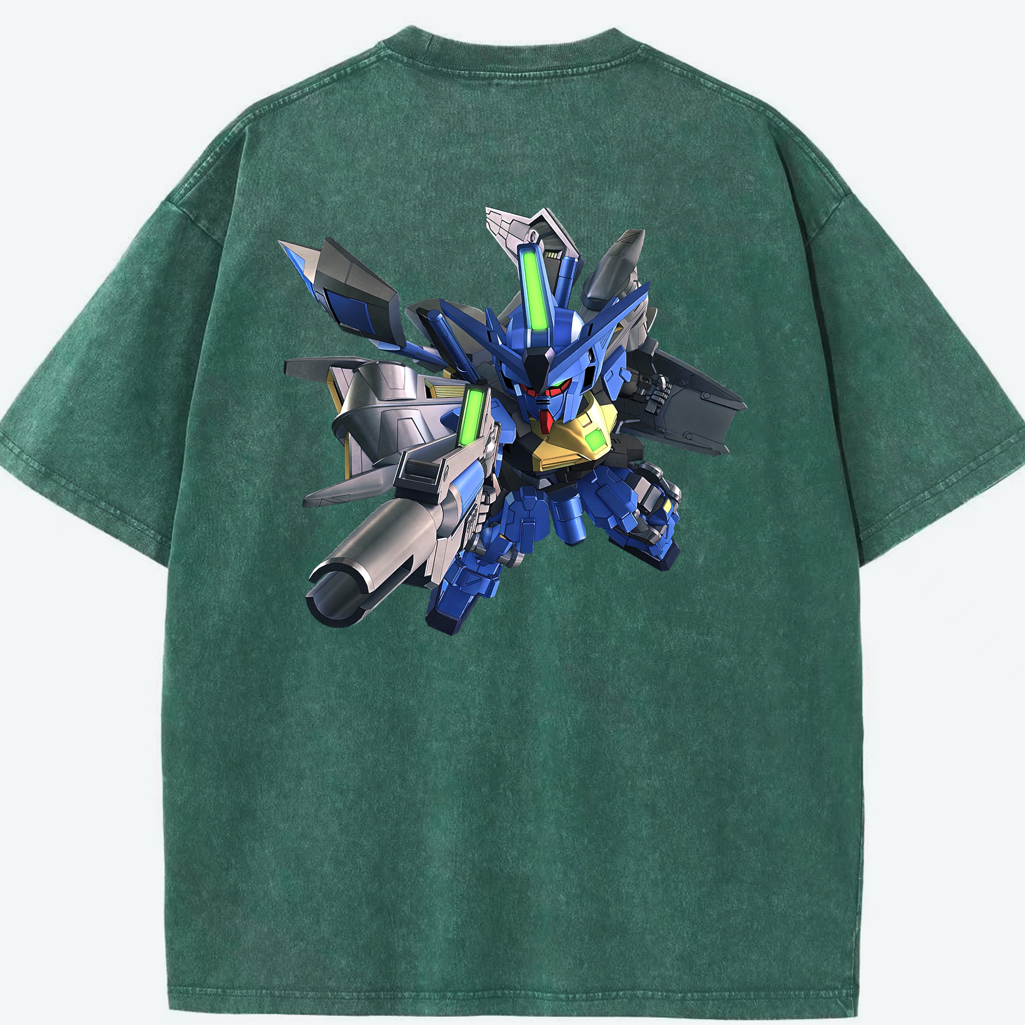 （画像用） 機動戦士ガンダム Mobile Suit Gundam 綿100% ヴィンテージ風 半袖Tシャツ（背面プリント）